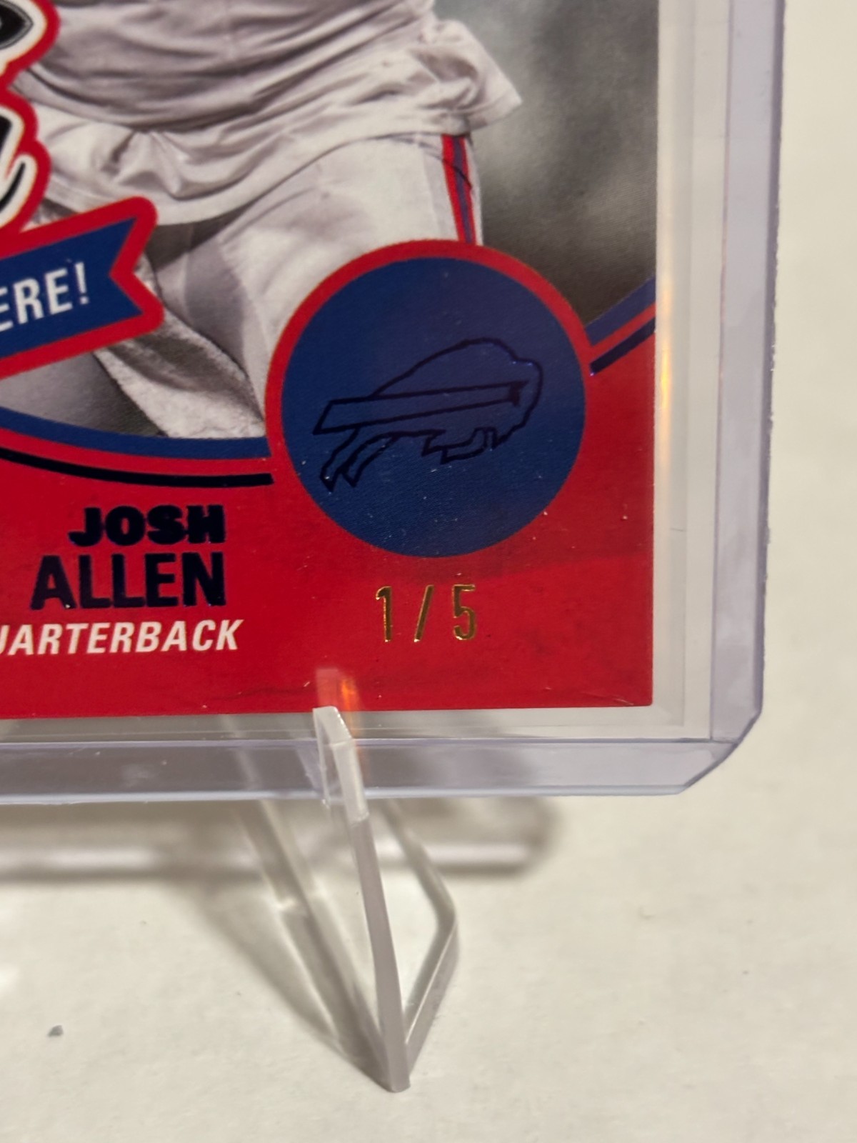 Josh Allen /5 Class Action #CA-4 Signature Class Color Match and First In Print