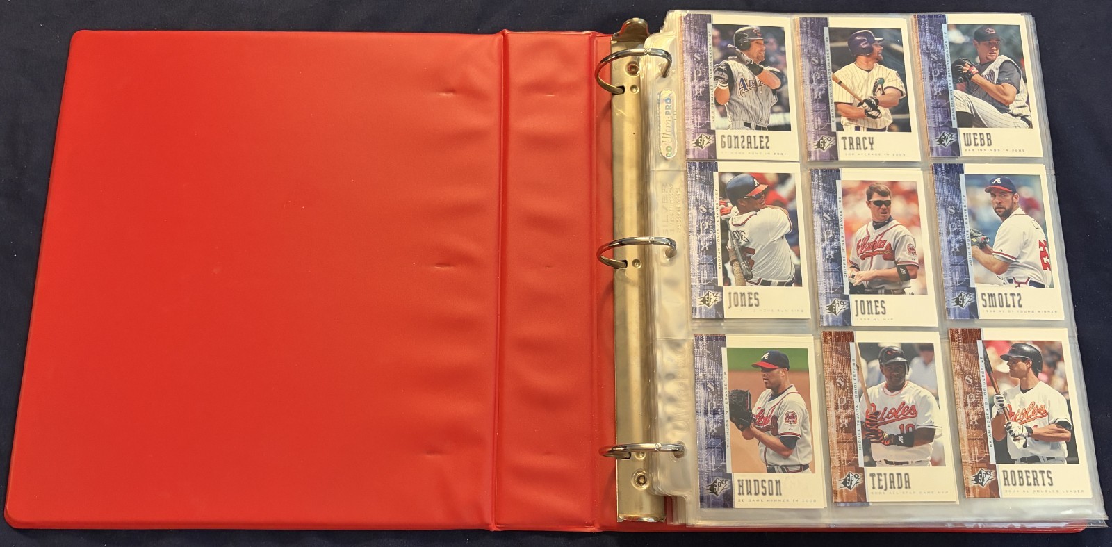 2006 SPx Set includes AUTOS & 3 Insert Sets in Pages & Binder Verlander RC AUTO
