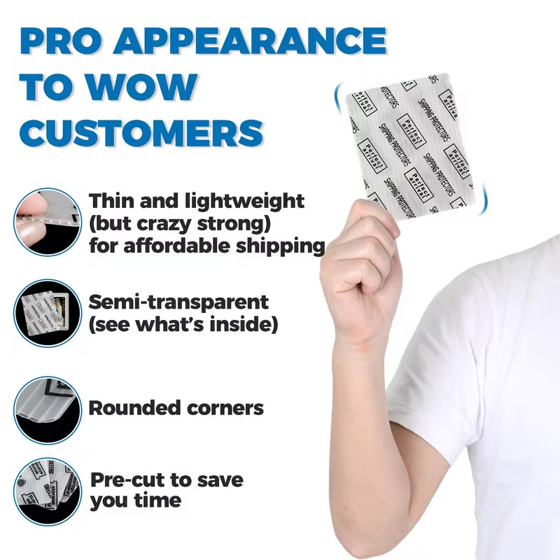 Shipping card protectors 4×6 30-60-90 ct