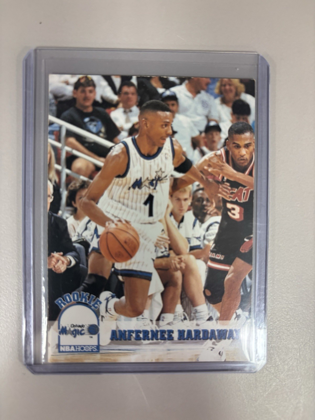 1993-94 NBA Hoops – Anfernee Hardaway #380 Orlando Magic Rookie Basketball Card
