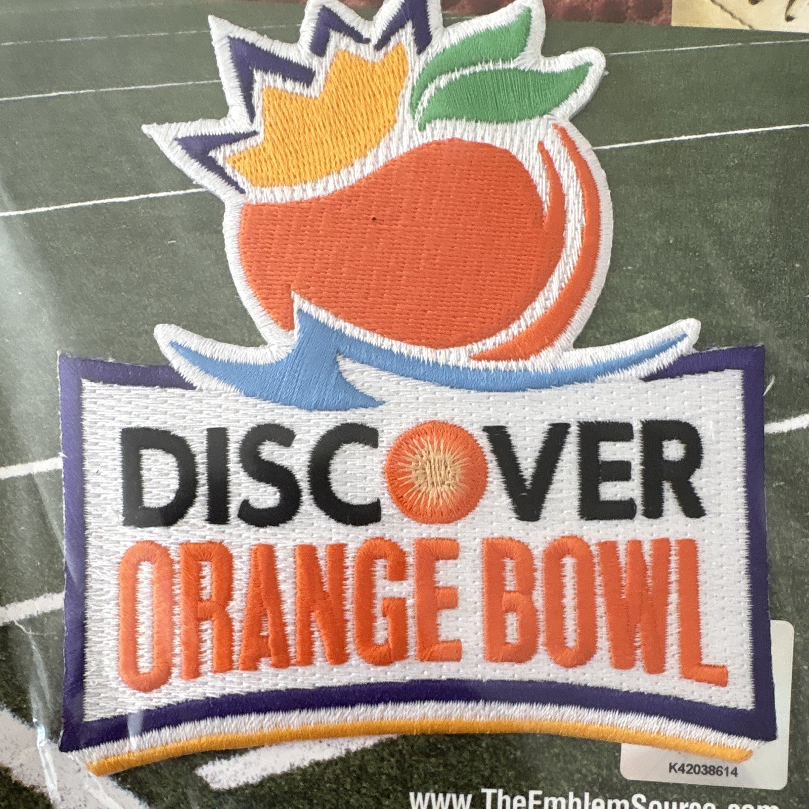 2009 The Emblem Source Officially Licensed Orange Bowl College Football Patch