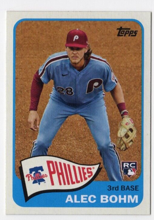 2021 Topps Series 2 Alec Bohm #T65-38 Redux 1965 Philadelphia Phillies