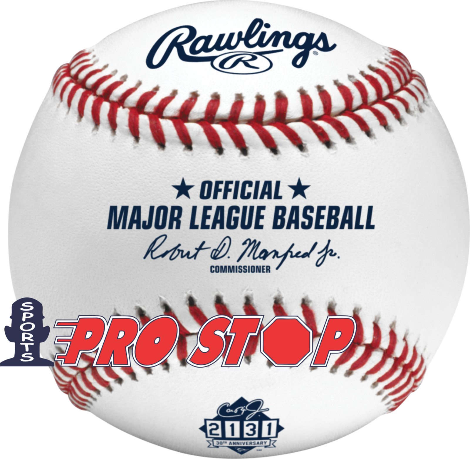 2025 Official Rawlings CAL RIPKEN JR 30th Anniversary 2131 Steak Baseball -Boxed
