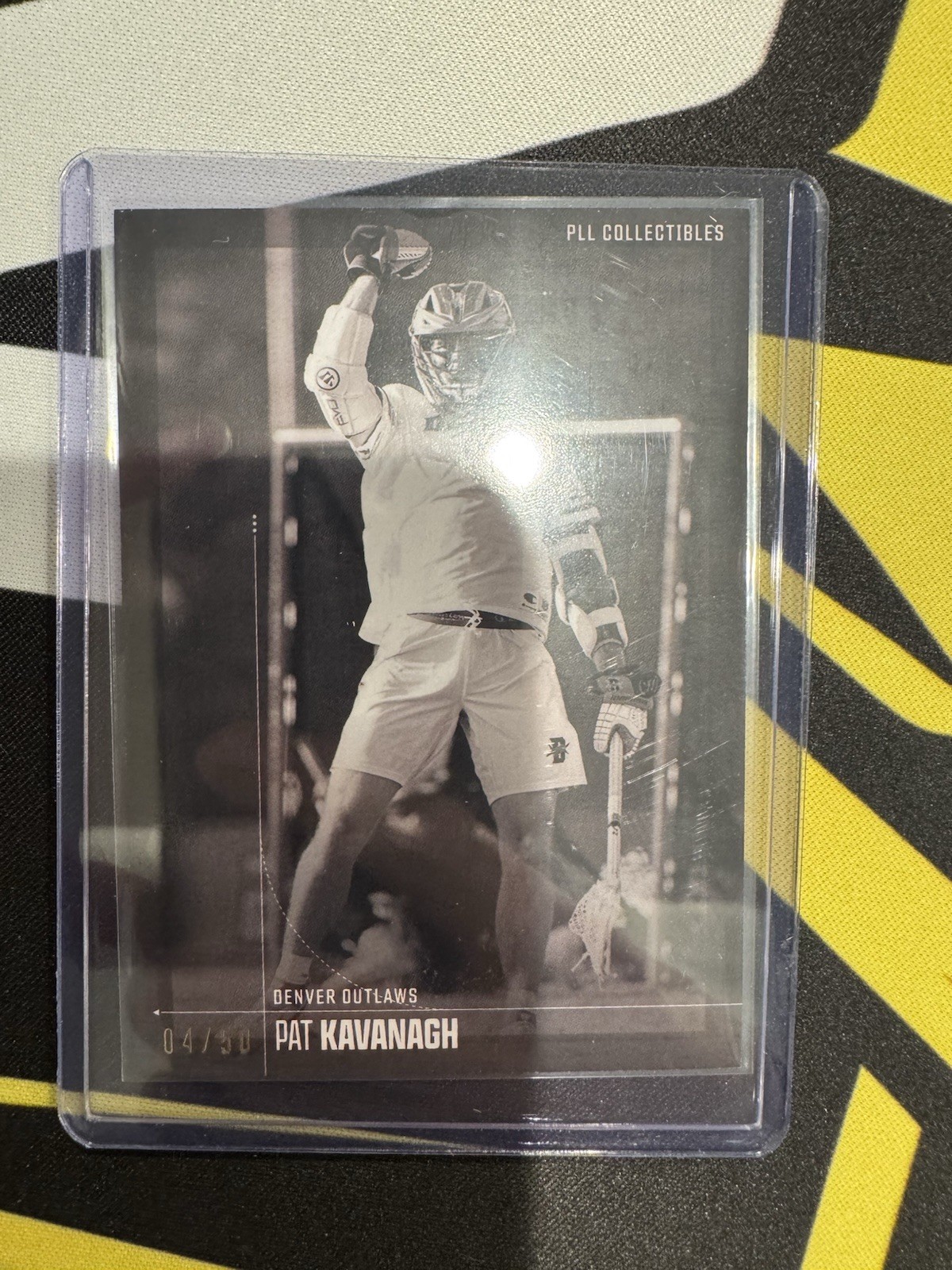 Pat Kavanagh 4/50 Black & White Fieldside 2026 Premier Lacrosse League