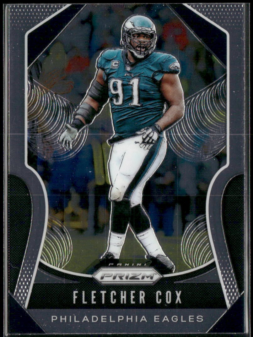 2019 Panini America, Inc. PRIZM FOOTBALL FLETCHER COX #58 PHILADELPHIA EAGLES