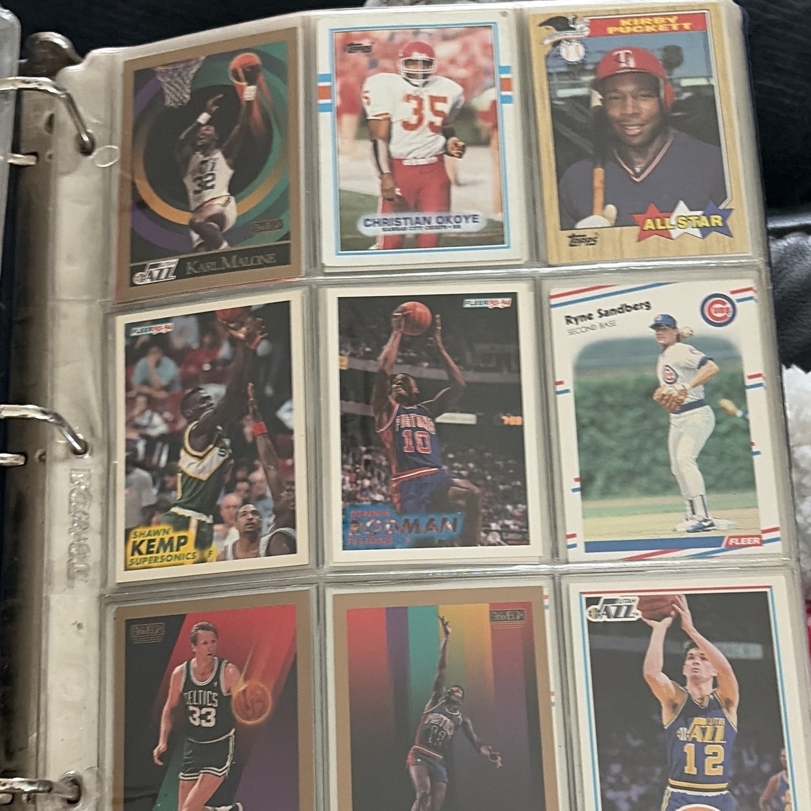 Topps 1991 MLB All-Star 9-Card Lot Mattingly Schmidt Henderson Ryan Boggs