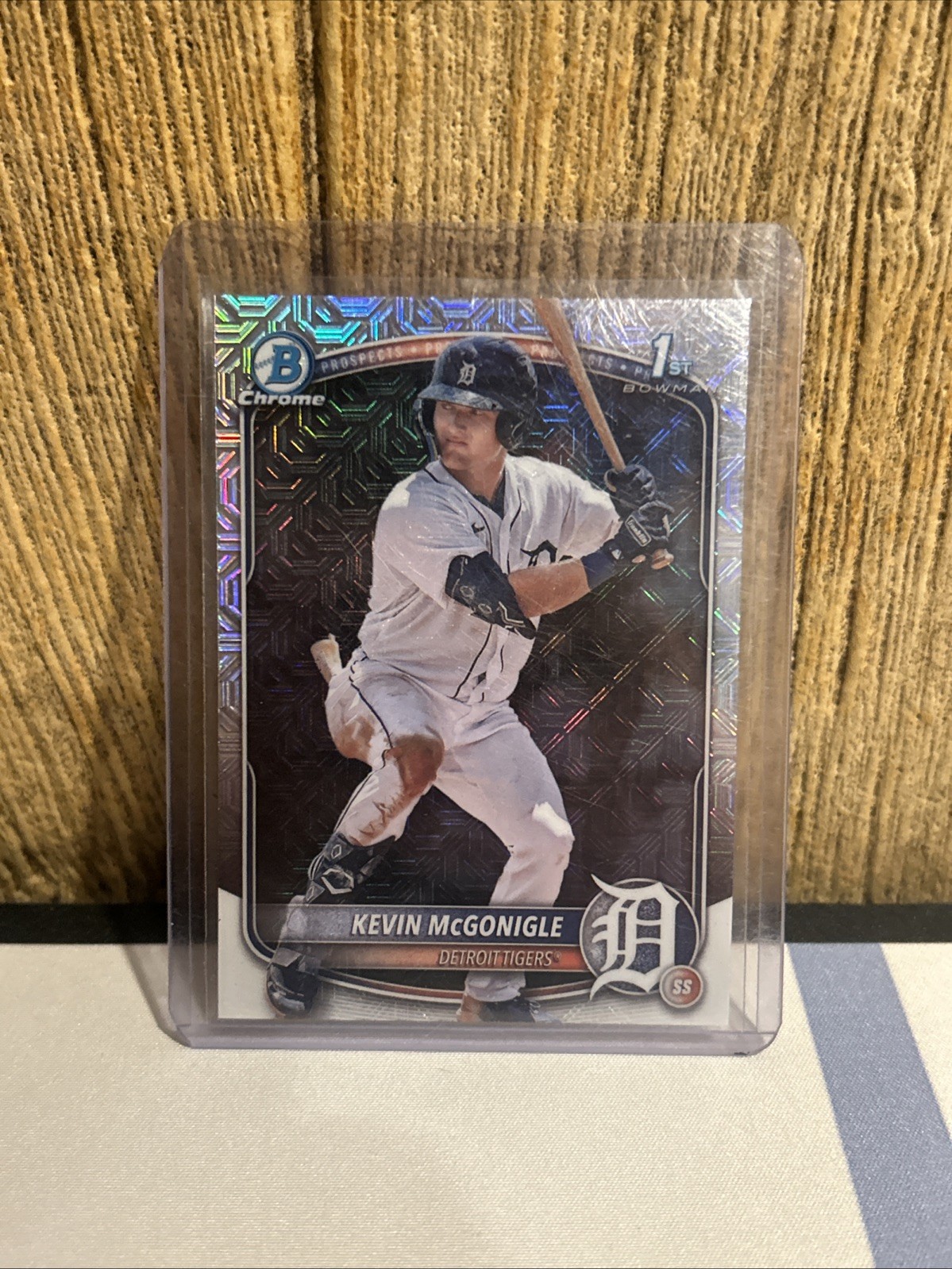 2025 Bowman – Chrome Prospects Kevin McGonigle #BCP-79 Mojo Refractor (RC)