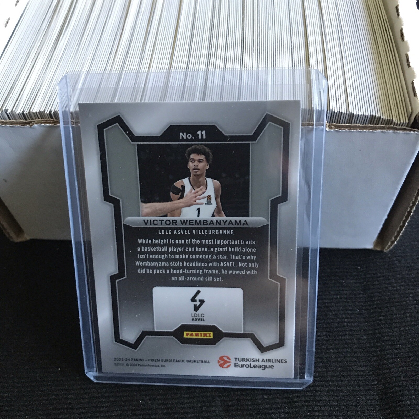 2023-24 Panini Prizm Euroleague Basketball Complete Base Set 1-200 Wembanyama RC