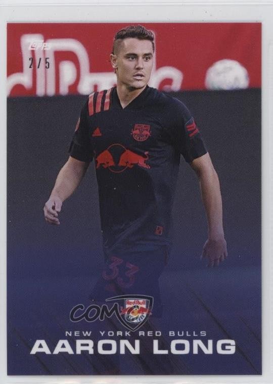 2020 Topps MLS Playoffs Purple 2/5 Aaron Long #28B Rookie RC 2b6