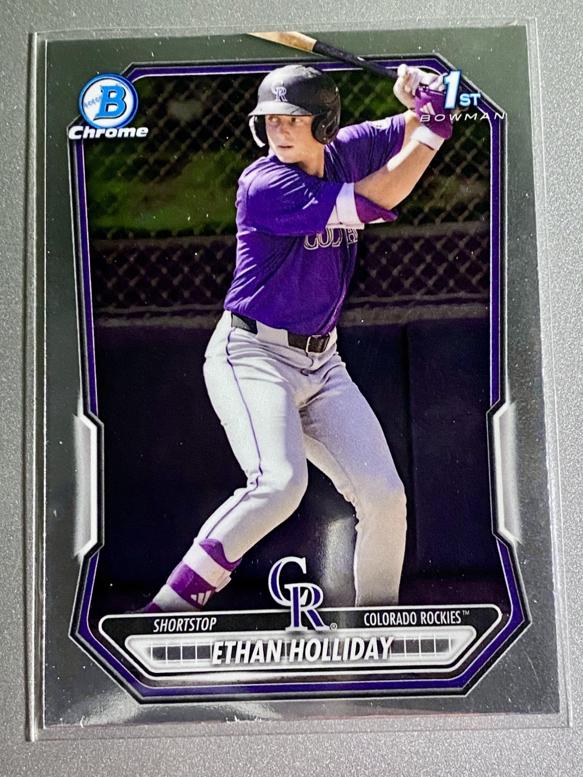 2026 Bowman Chrome Ethan Holliday 1st Bowman Chrome Prospect #BCP-1 Rockies