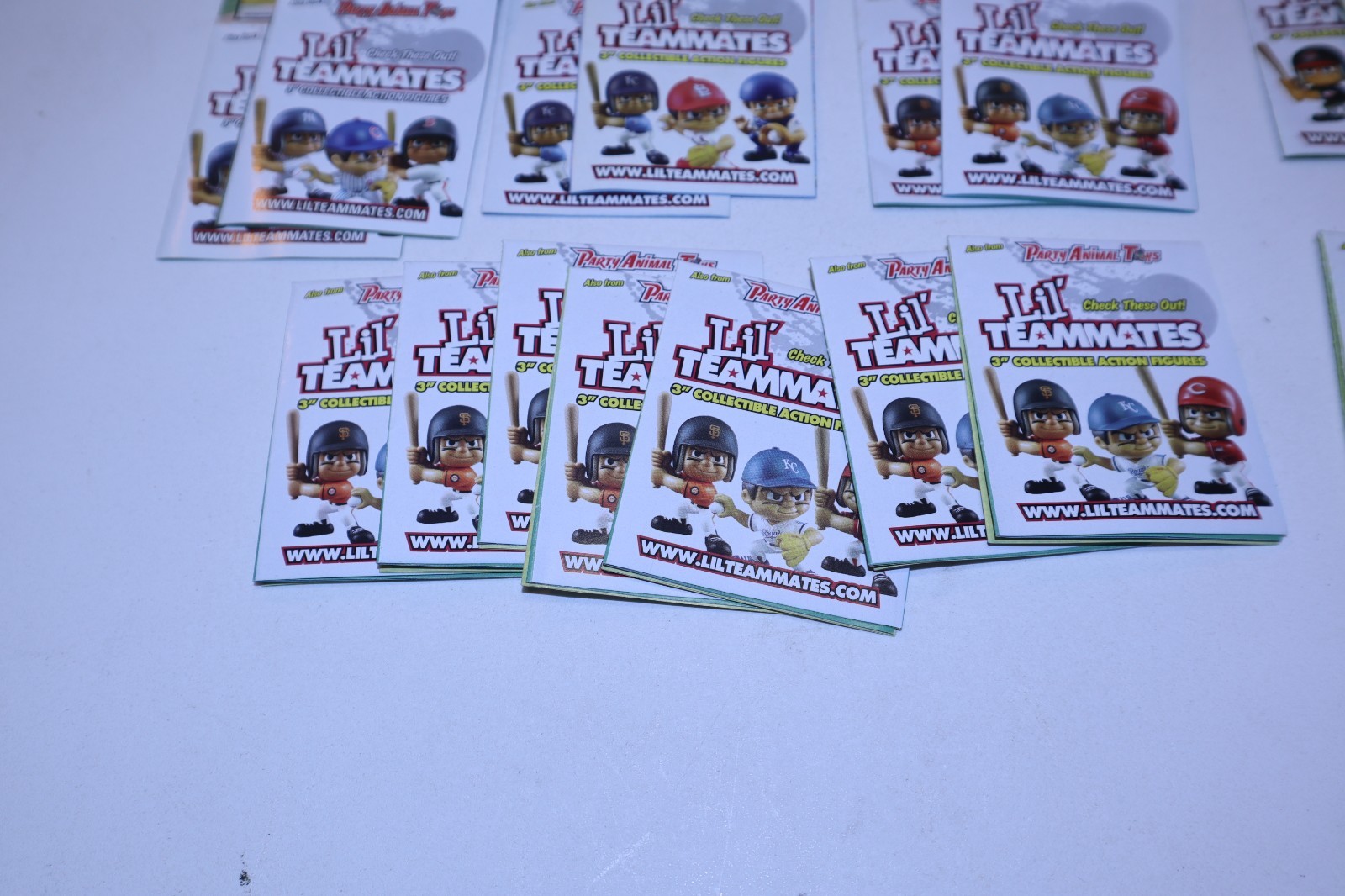 Lot of MLB TeenyMates PVC 1″ Figures Series 1-4 with 9 Rares Checklists Puzzles