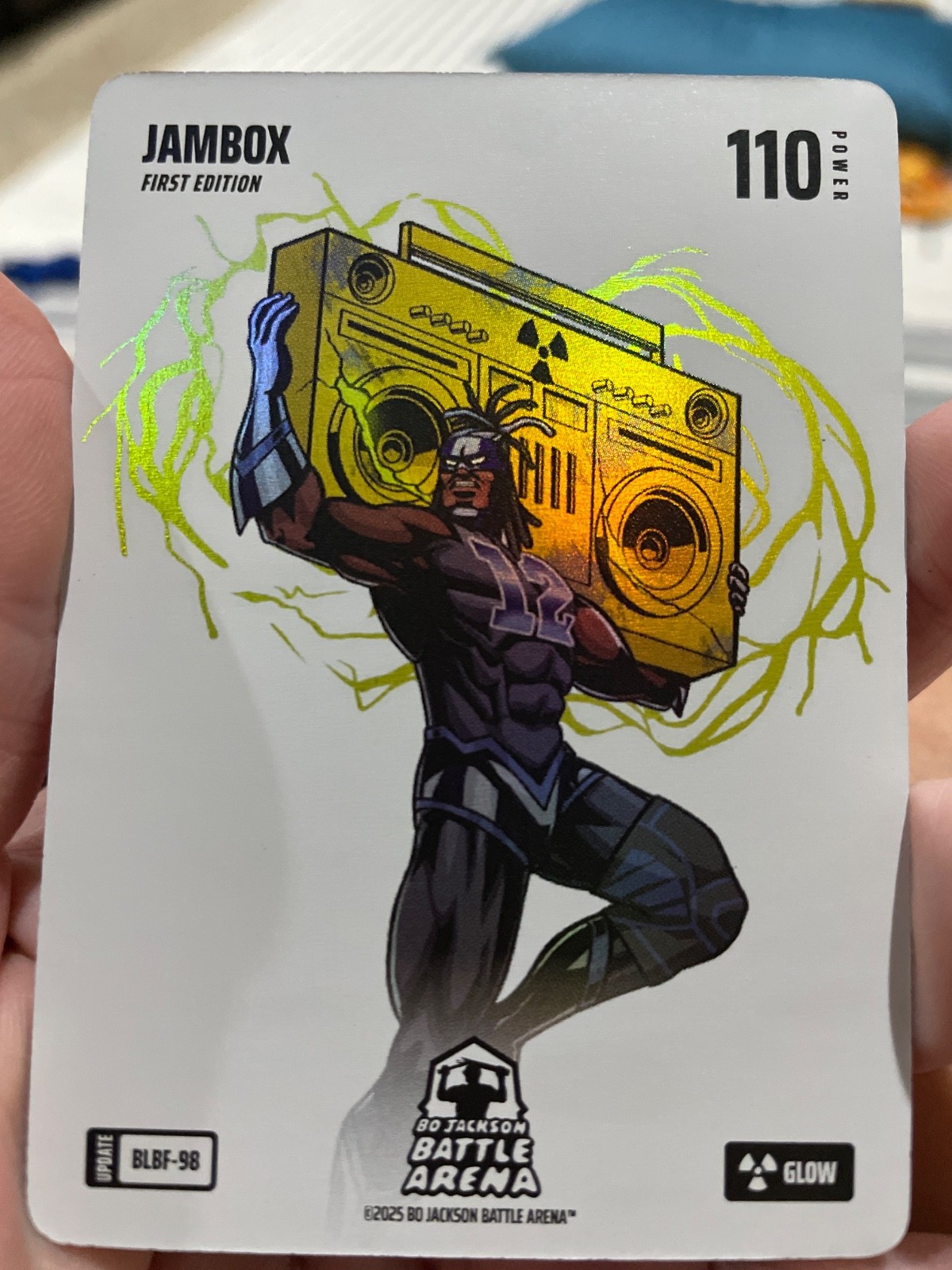 Bo Jackson Battle Arena BLBF-98 Jambox Blizzard Battlefoil GLOW Ja Morant