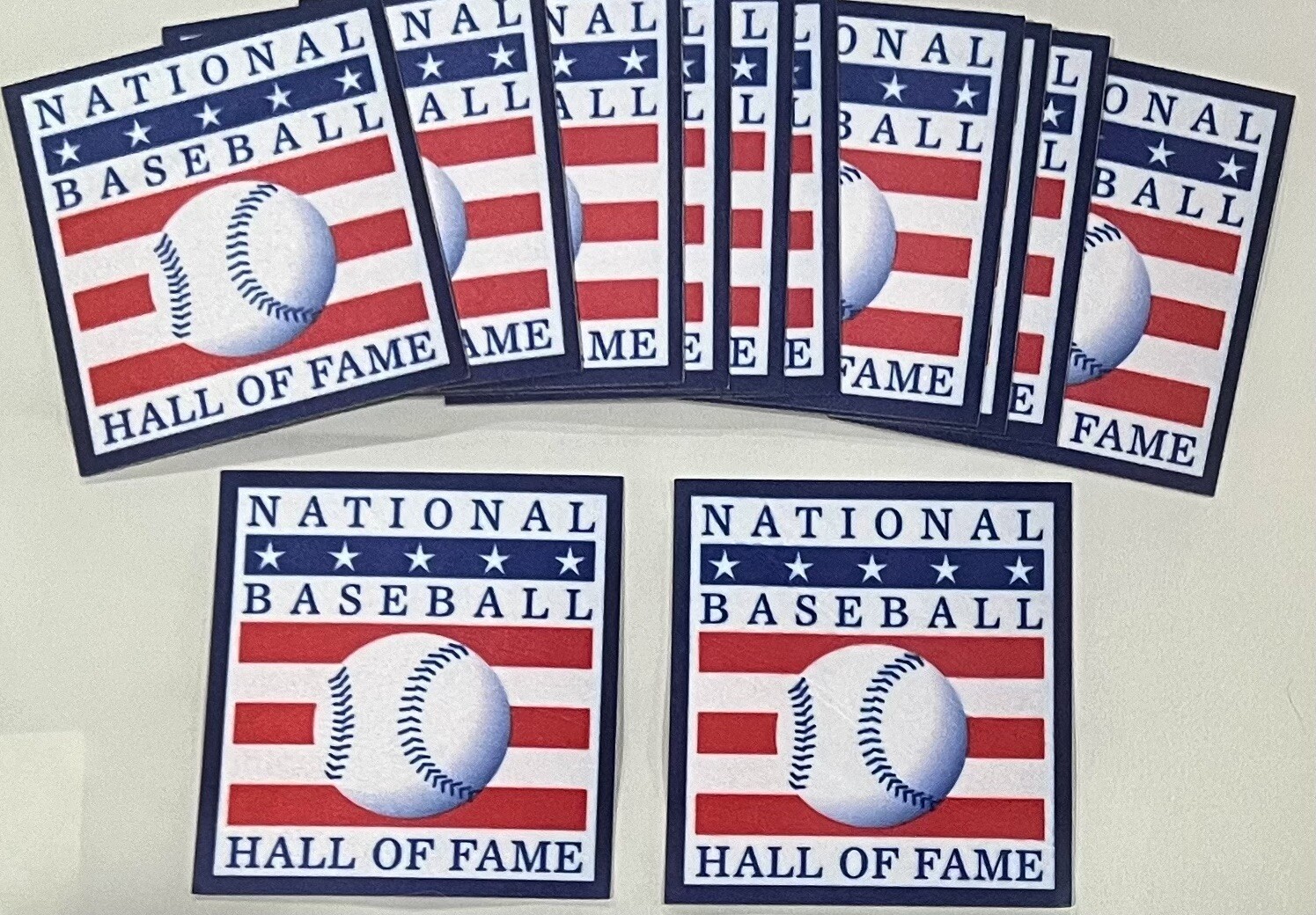 (Lot of 2) National Baseball Hall Of Fame Induction Cooperstown Patch Iron On