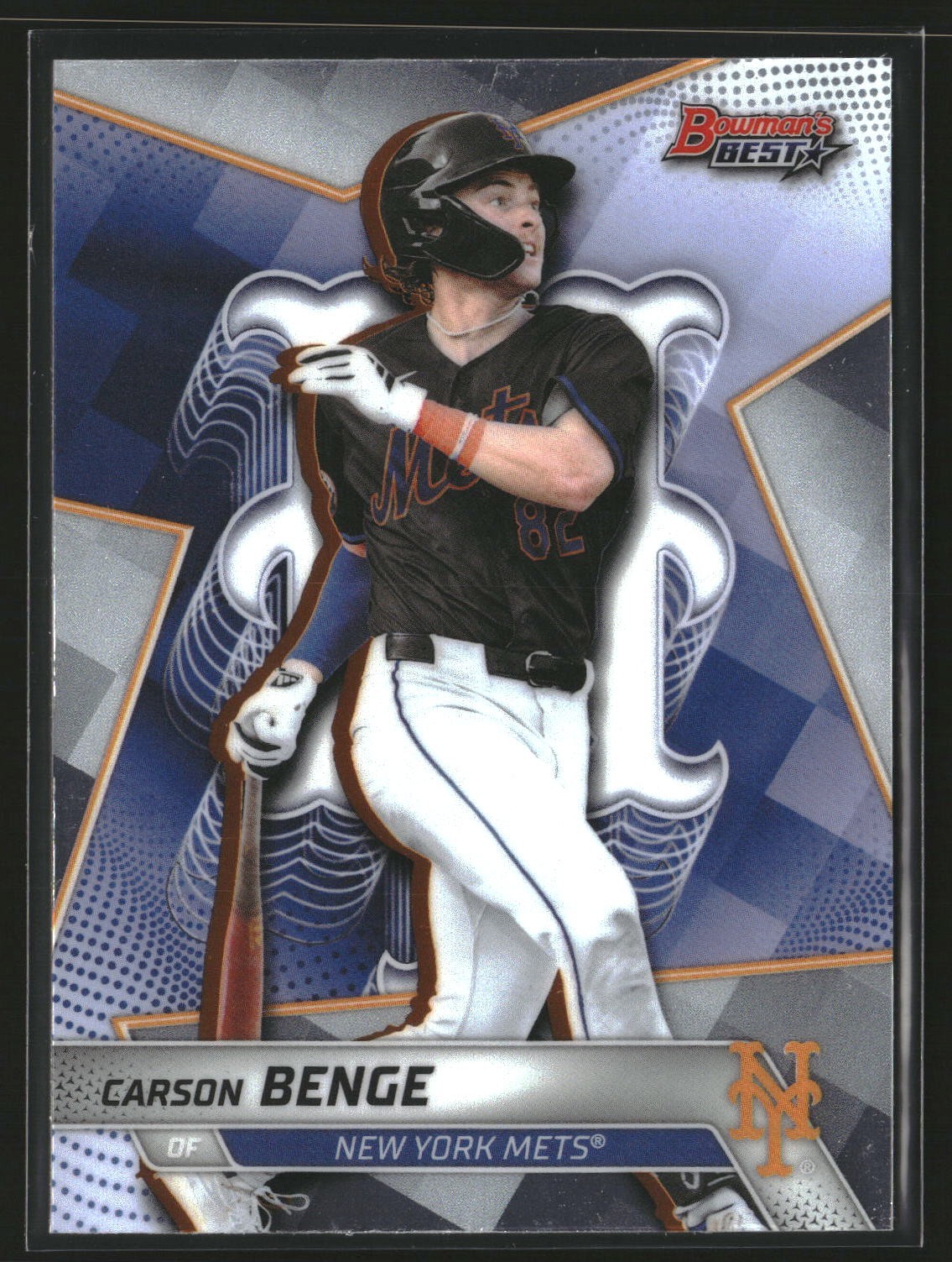 Carson Benge 2025 Bowman’s Best #TP-22 New York Mets