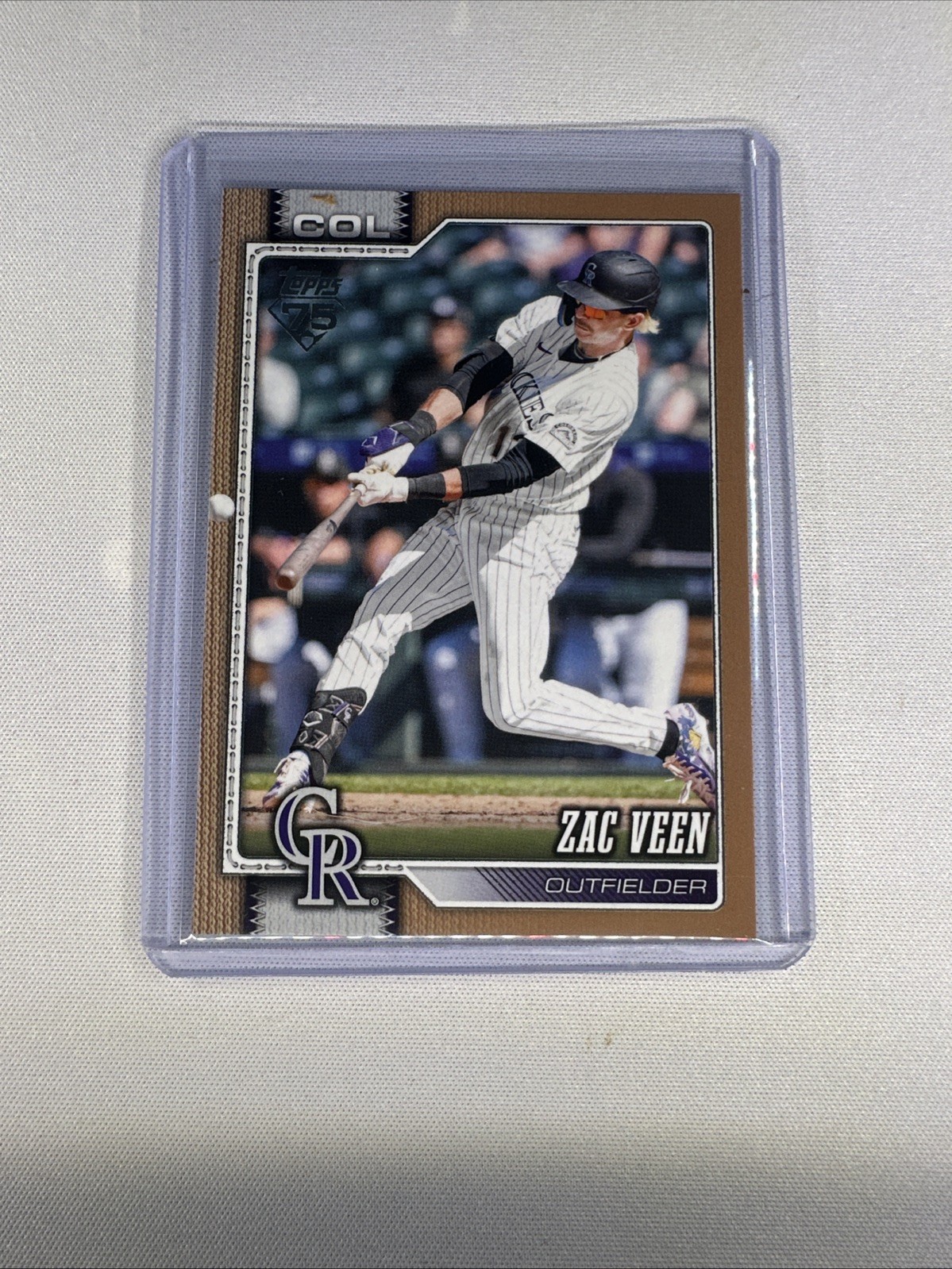 2026 TOPPS SERIES 2 ZAC VEEN GOLD PARALLEL #514 /2026 Colorado Rockies