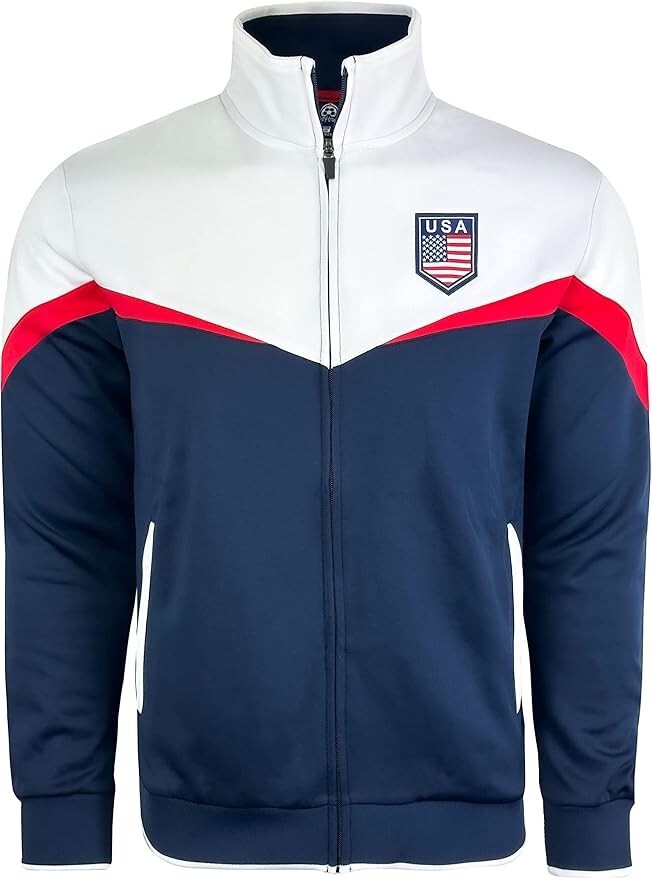 USA Jacket – Just 4 Kicks Inc. – Red, White, and Blue