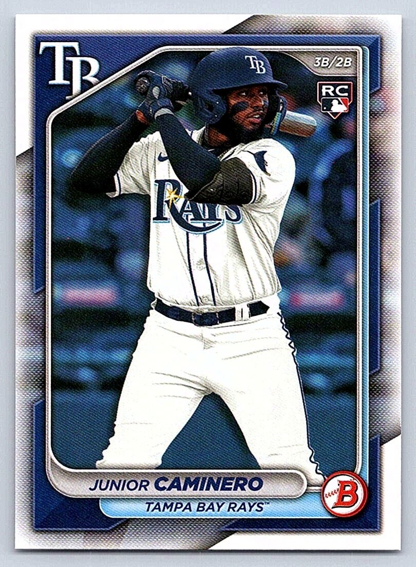JUNIOR CAMINERO RAYS RC 2024 BOWMAN #20