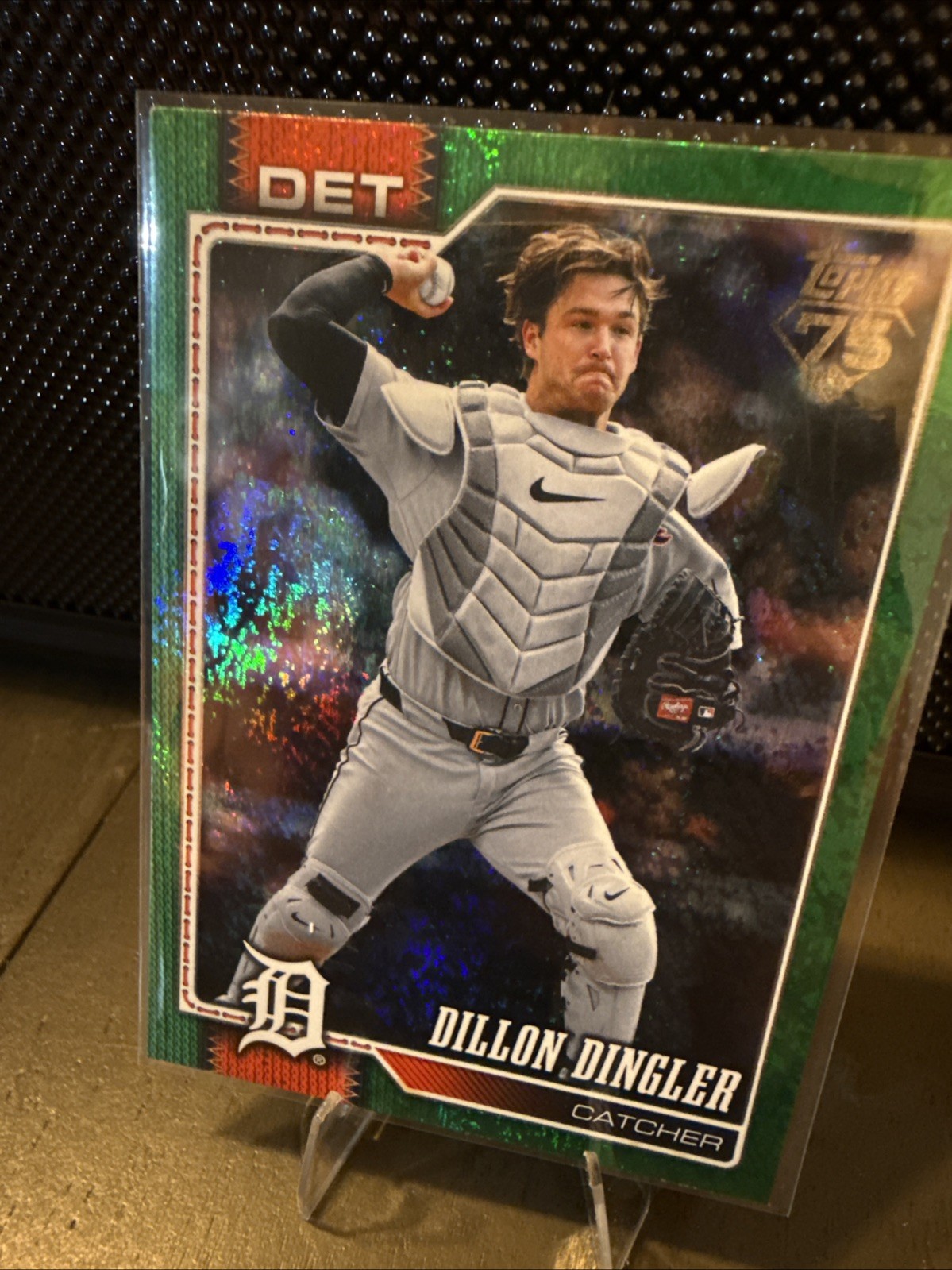 2026 Topps Series 2 Dillon Dingler Green Holo Foil /99 #351 Detroit Tigers 49/99