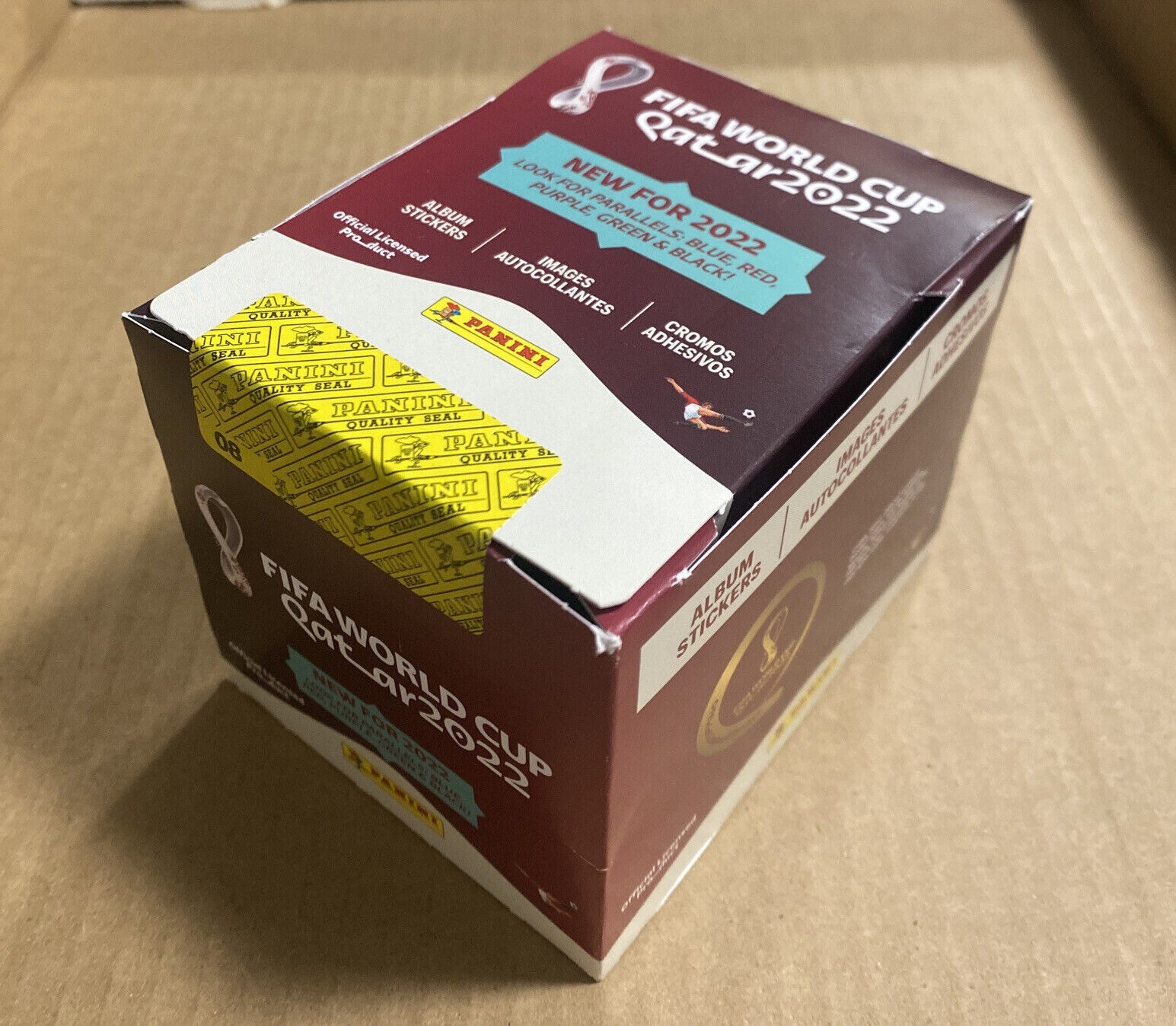 Panini – FIFA World Cup QATAR 2022, Sticker Packs, 50 Packs, Sealed Box, NEW