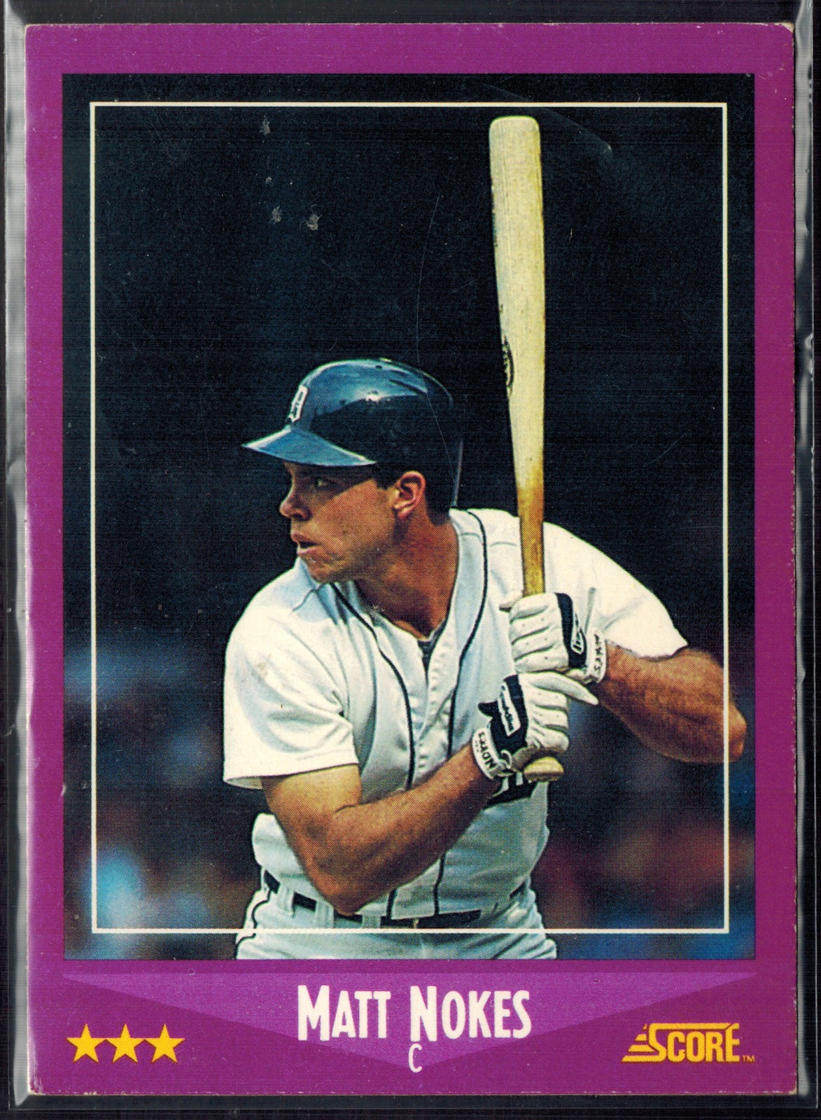 1988 Score ~ Matt Nokes 15 Rookie *Free Same Day Ship **BOGO