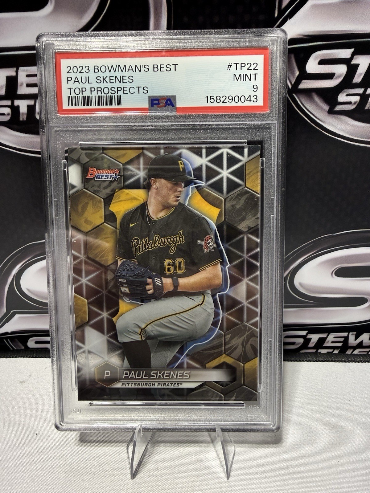 2023 BOWMANS BEST PAUL SKENES TOP PROSPECTS #TP22 PSA 9