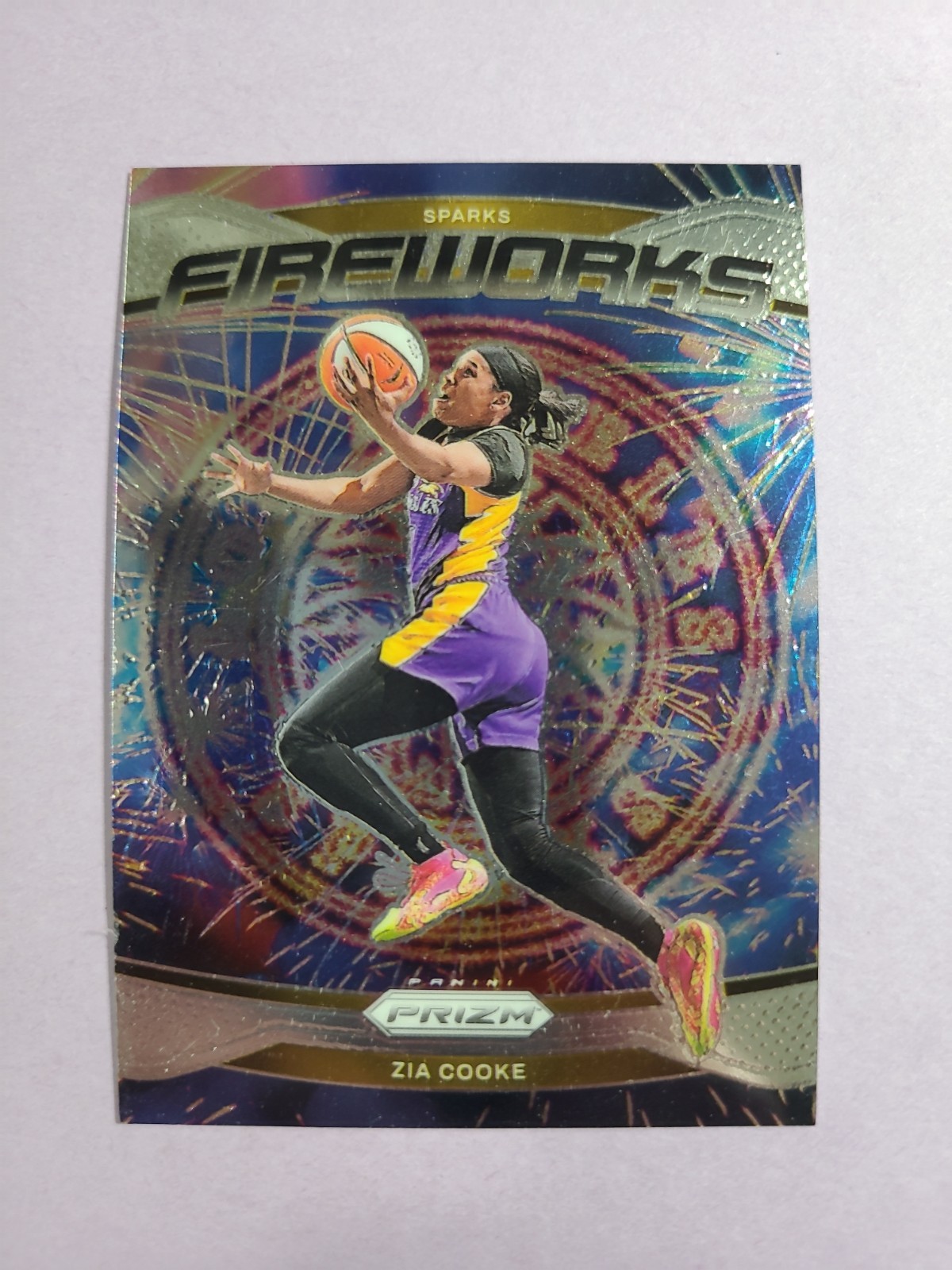 Zia Cooke 2024 Panini Prizm Fireworks WNBA Basketball Card # 1 K3798