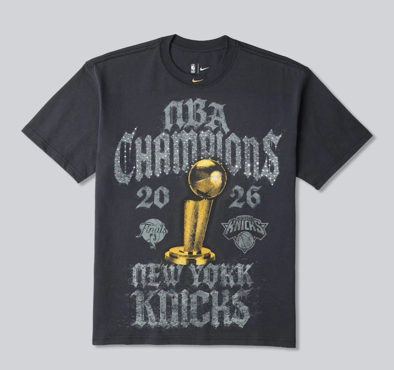 New York Knicks Nike 2026 NBA Finals Champions Authentic Locker Tee 2XL