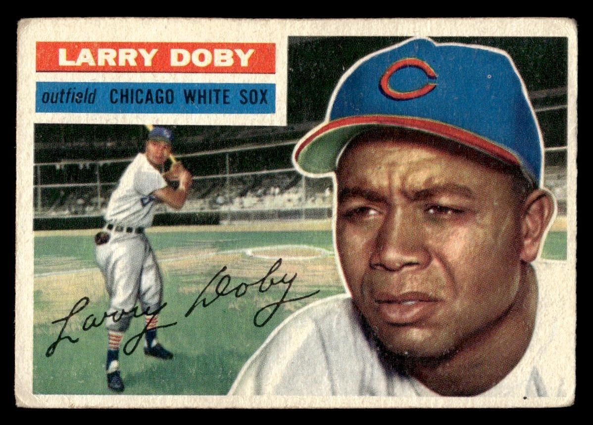 1956 Topps Baseball #250 Larry Doby PR *o1