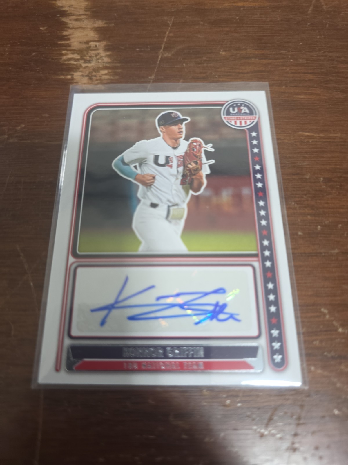 2024 Panini Stars and Stripes 18U National Team Signatures Konnor Griffin Auto