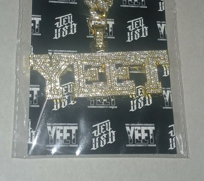 WWE Shop Official Jey Uso Replica Yeet Pendant Necklace – New/Sealed