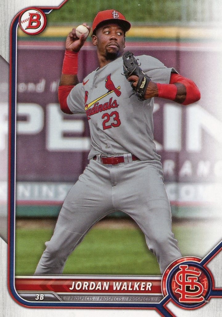 2022 Bowman Draft ST. LOUIS CARDINALS Team Set (9 cards)