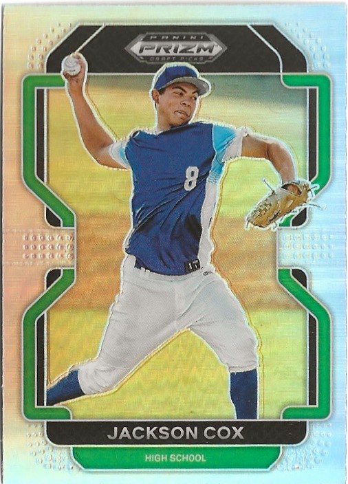 2022 Panini Prizm Jackson Cox Silver Prizm SP RC Colorado Rockies