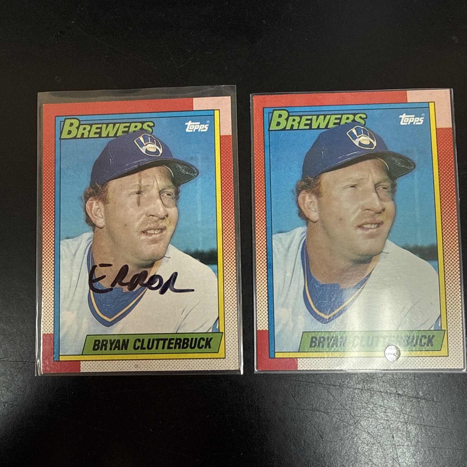 1990 Topps Baseball #201-400-Complete Error & Non Error card