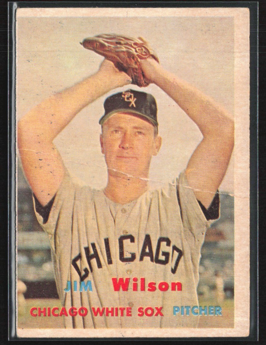 Jim Wilson 1957 Topps #330 Chicago White Sox