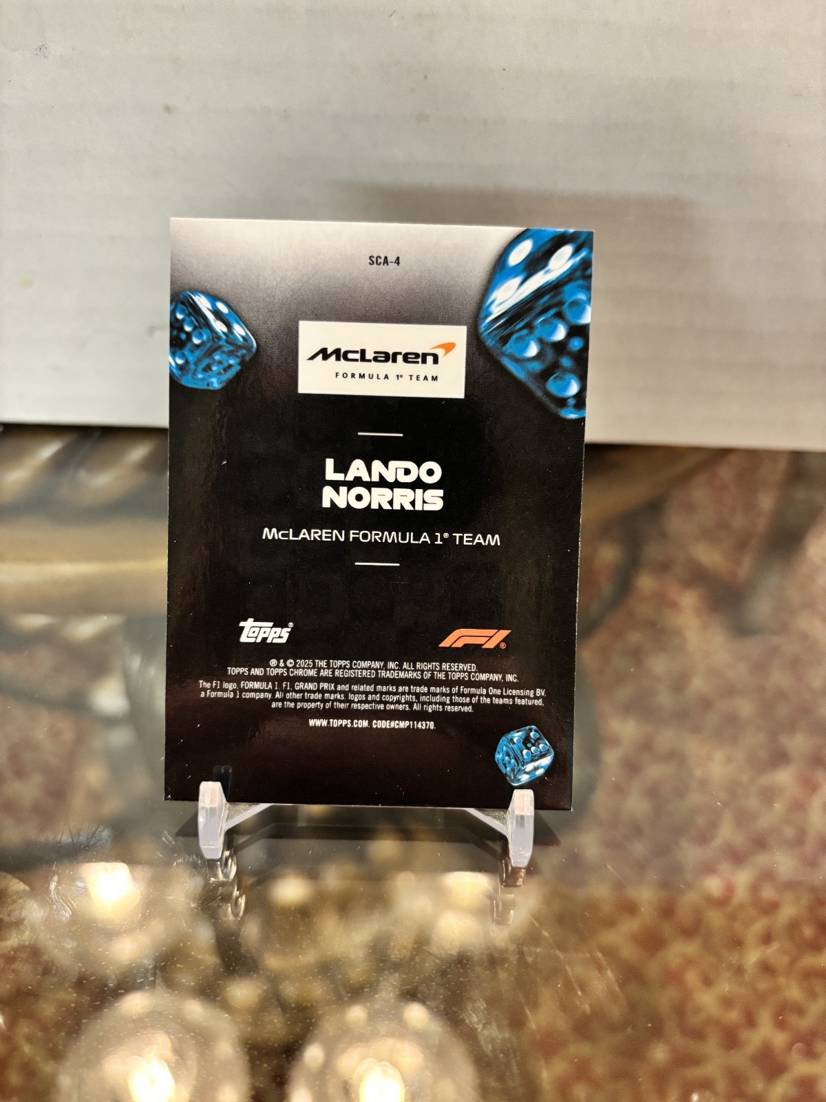 2025 Topps Chrome Formula 1 Ace of Trades LANDO NORRIS #SCA-4
