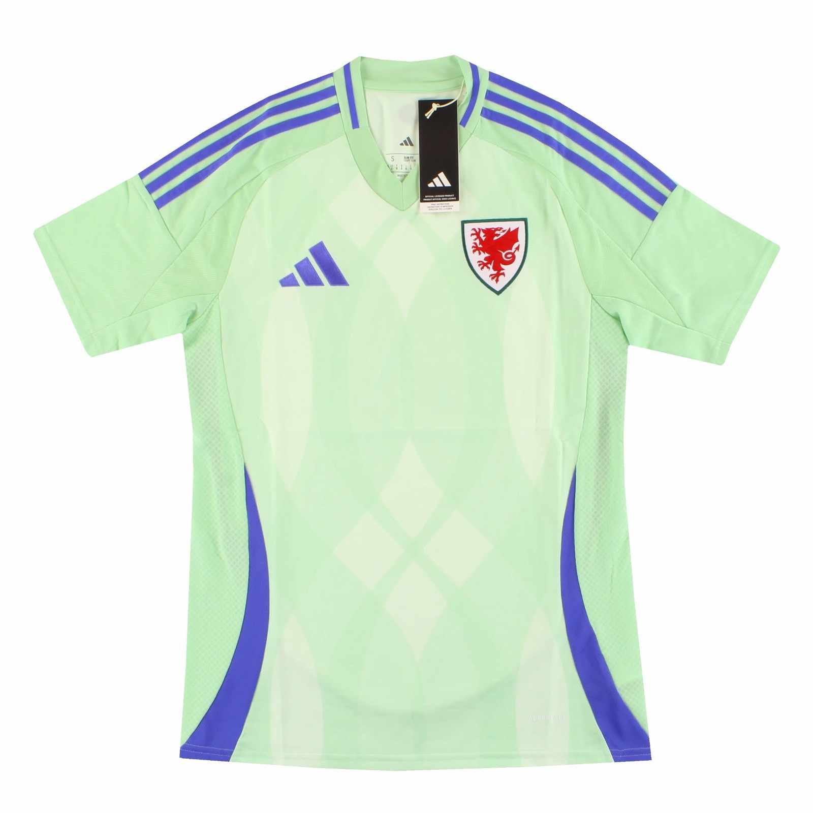 Adidas Women’s Wales Football Team Shirt Jersey 2025 Men’s Fit Size Uk S JD7455