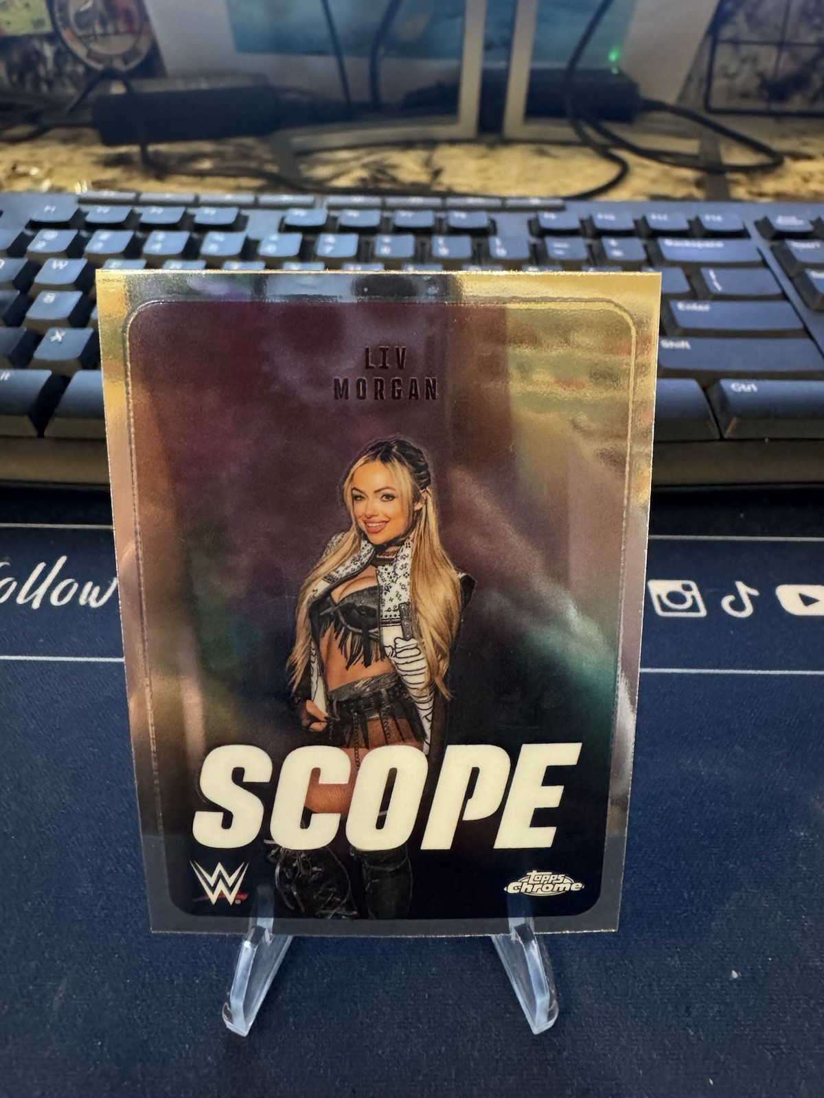2026 Topps Chrome WWE Liv Morgan Scope No SCO-34