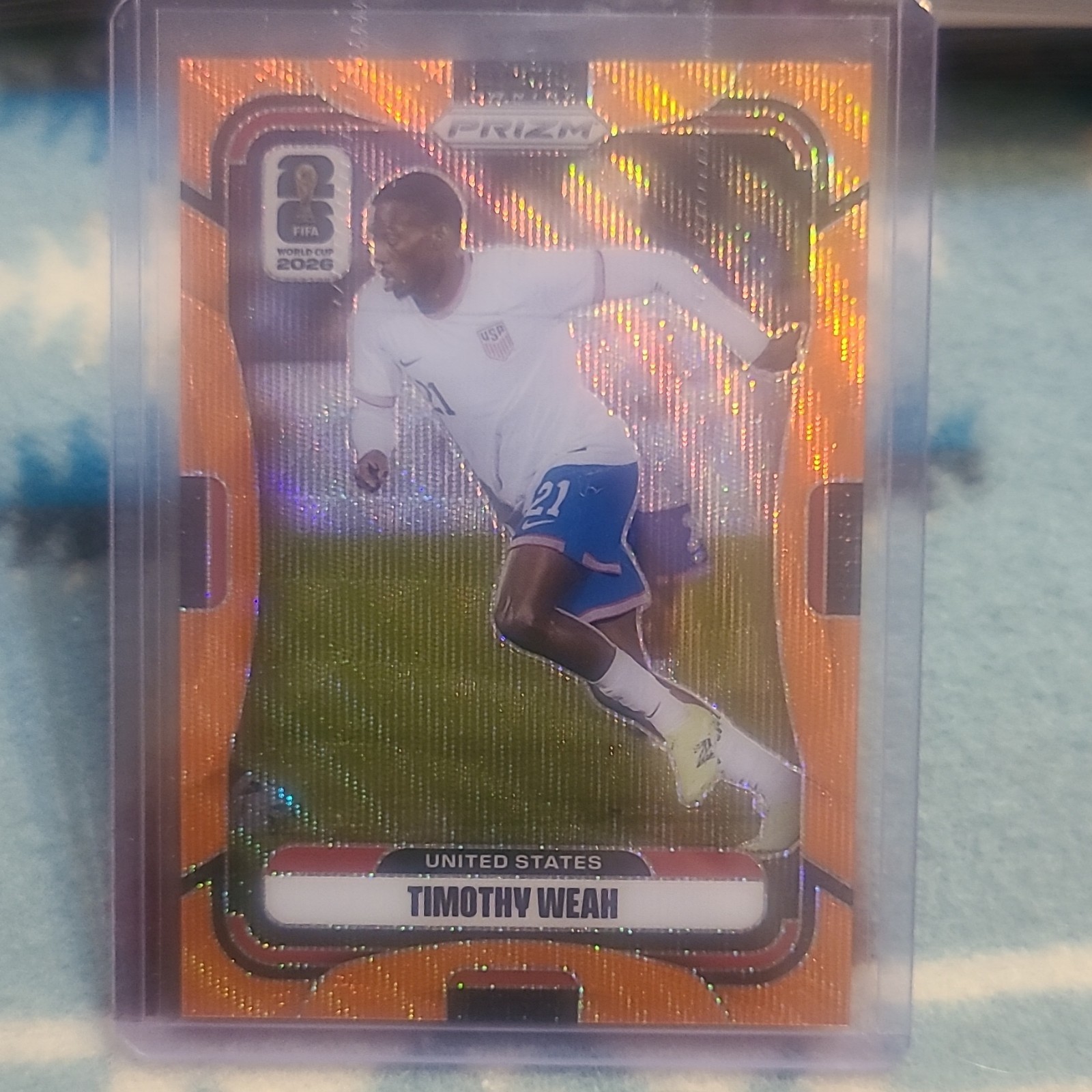 Panini 2026 Prizm FIFA World Cup Timothy Weah /125 #443 United States Soccer