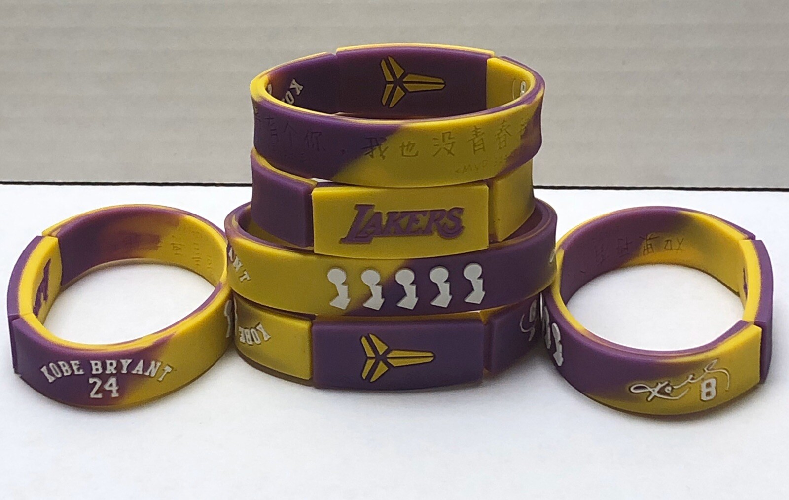 Kobe Bryant Silicone Wristband Bracelet 4 To Choose From US SELLER Free Shipping