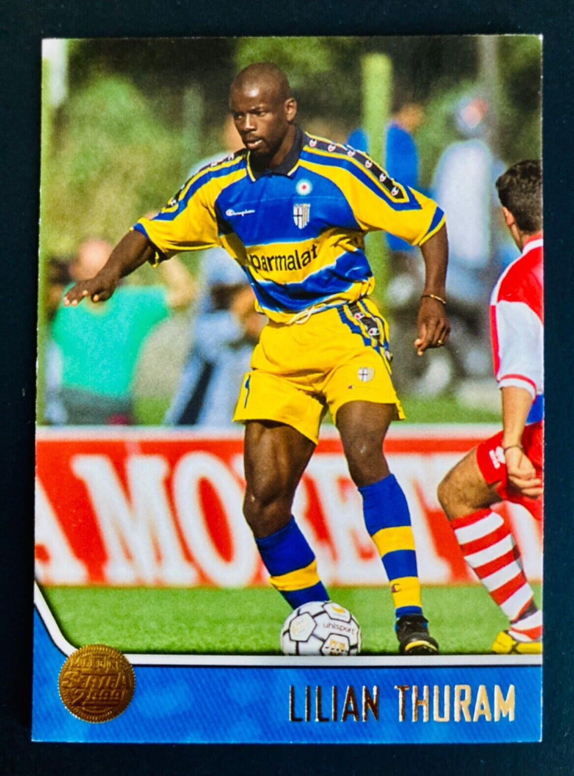 1999-00 Topps Merlin Serie A 2000 # 52 Lilian Thuram Parma card
