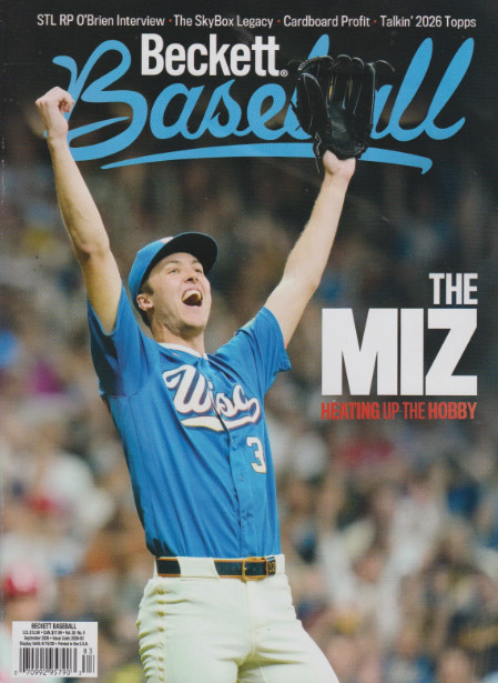 New September 2026 Beckett Baseball Card Price Guide Magazine, Jacob Misiorowski