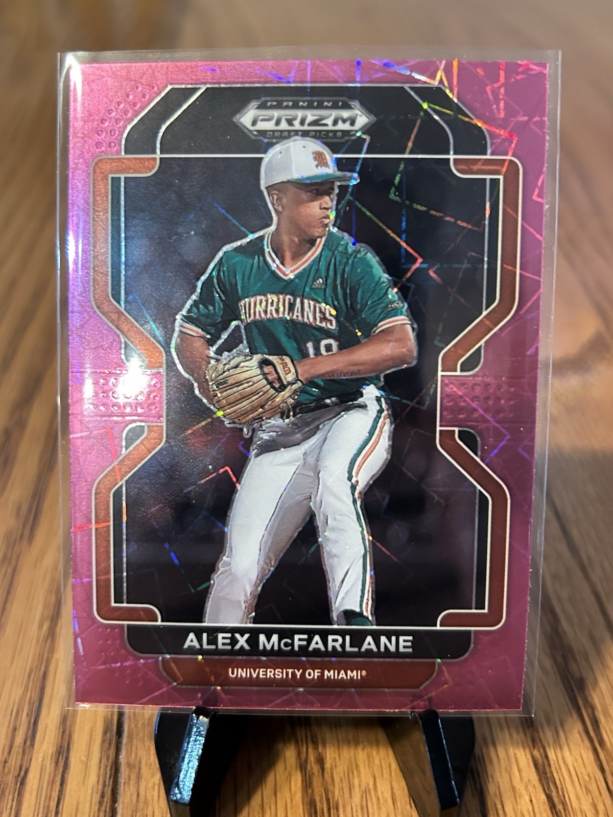 Alex McFarlane #PDP122 Neon Pink Velocity Prizm 2022 Panini Prizm Draft Picks