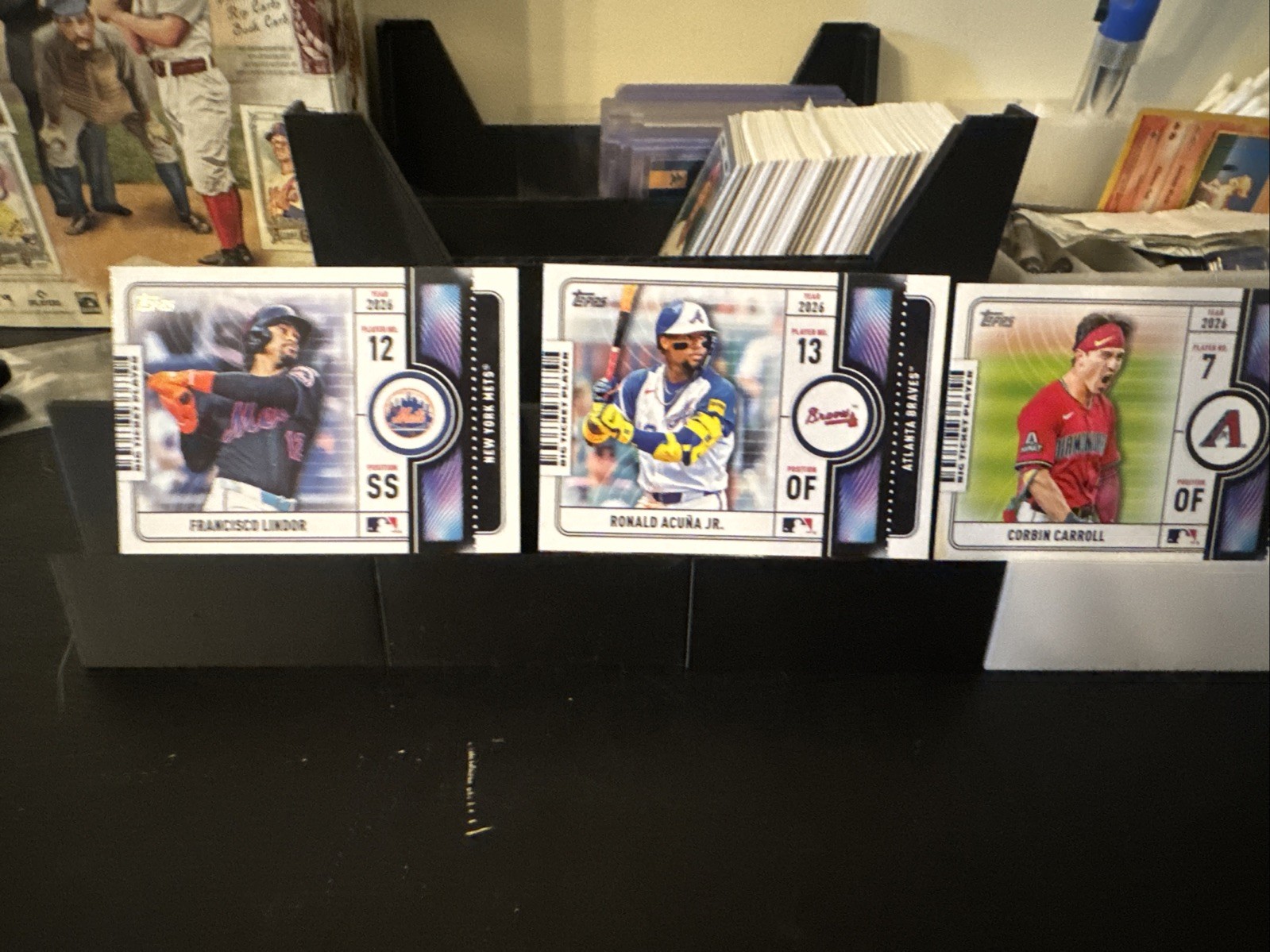 2026 Topps Series One Baseball Big Ticket Player Lot Of 3