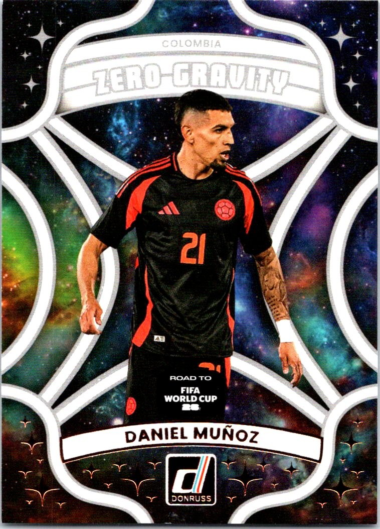 2025-26 Donruss Road to FIFA World Cup #22 Daniel Munoz Zero Gravity Red