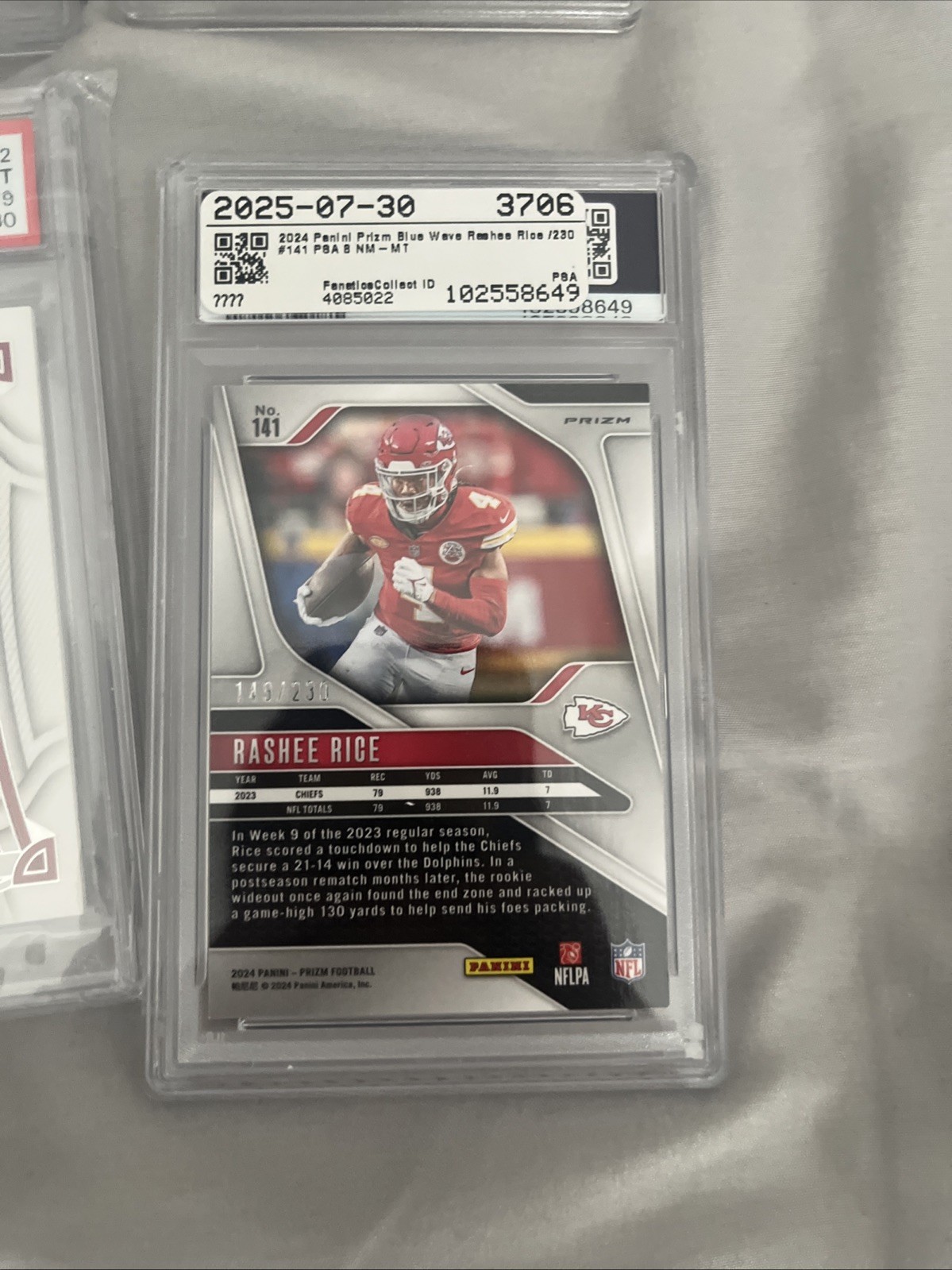 21 PSA Graded Lot Football With PSA 8,9 And 10