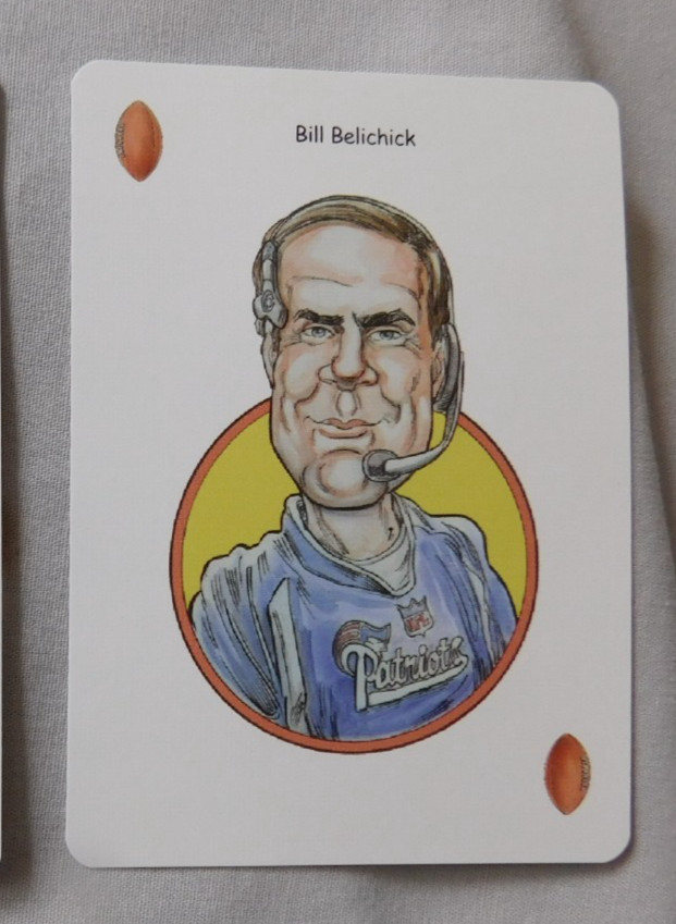 2005 Hero Decks New England Patriots Football Heroes Playing Card Pick one