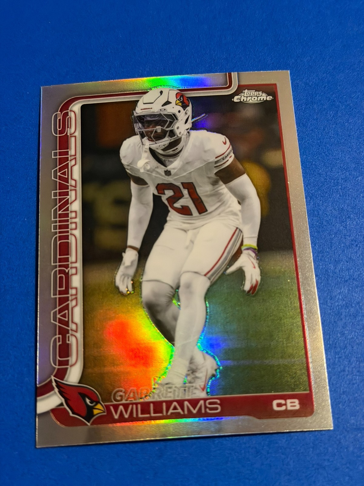 2025 Topps Chrome – Garrett Williams #6 Refractor