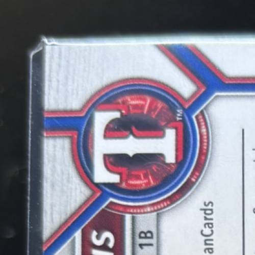 2022 Bowman Draft 1st Edition Dustin Harris Blue /150 Rangers #BD-41