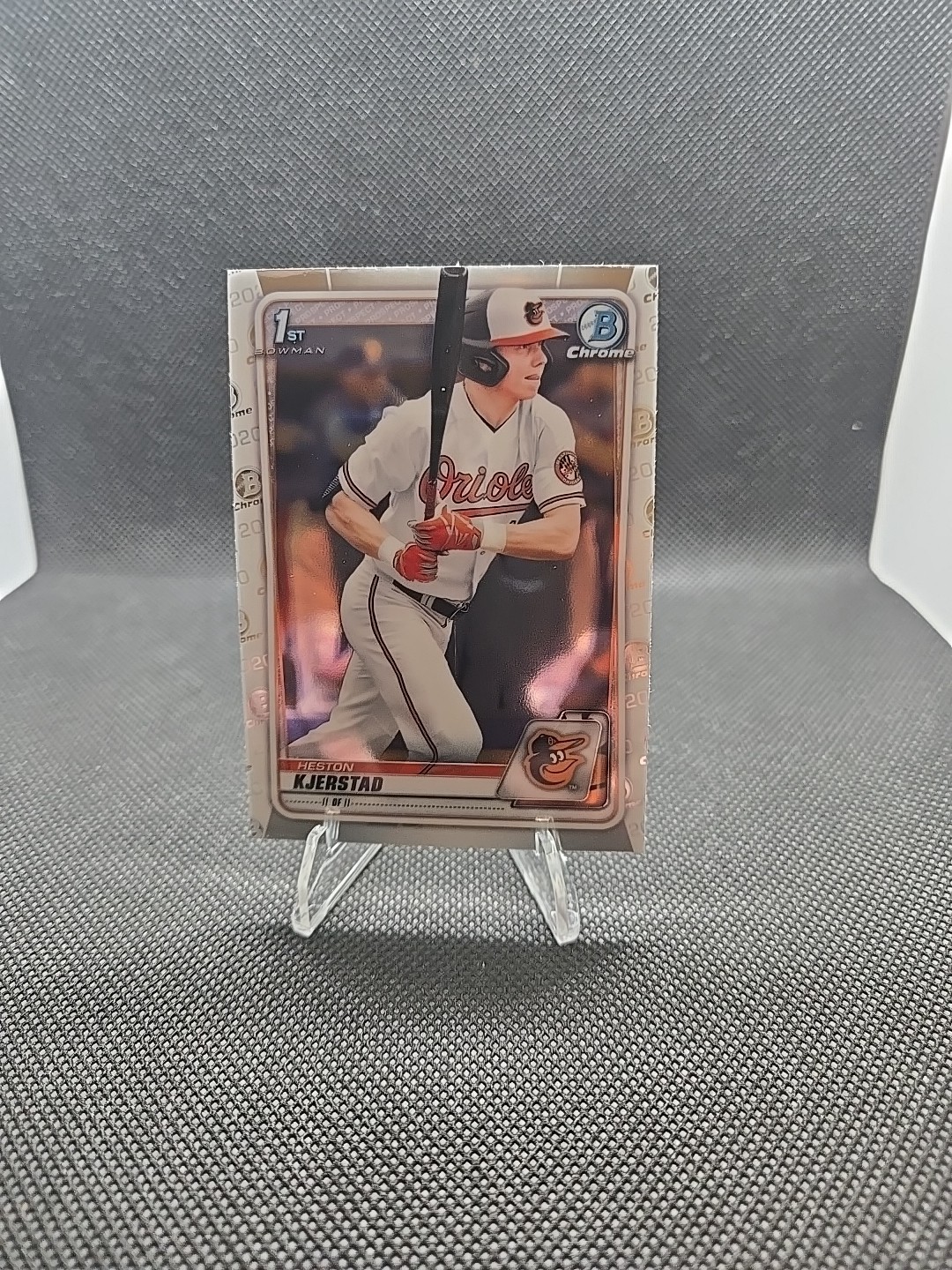 2020 Bowman Draft – Chrome Heston Kjerstad #BD-122 Batting (RC) Orioles