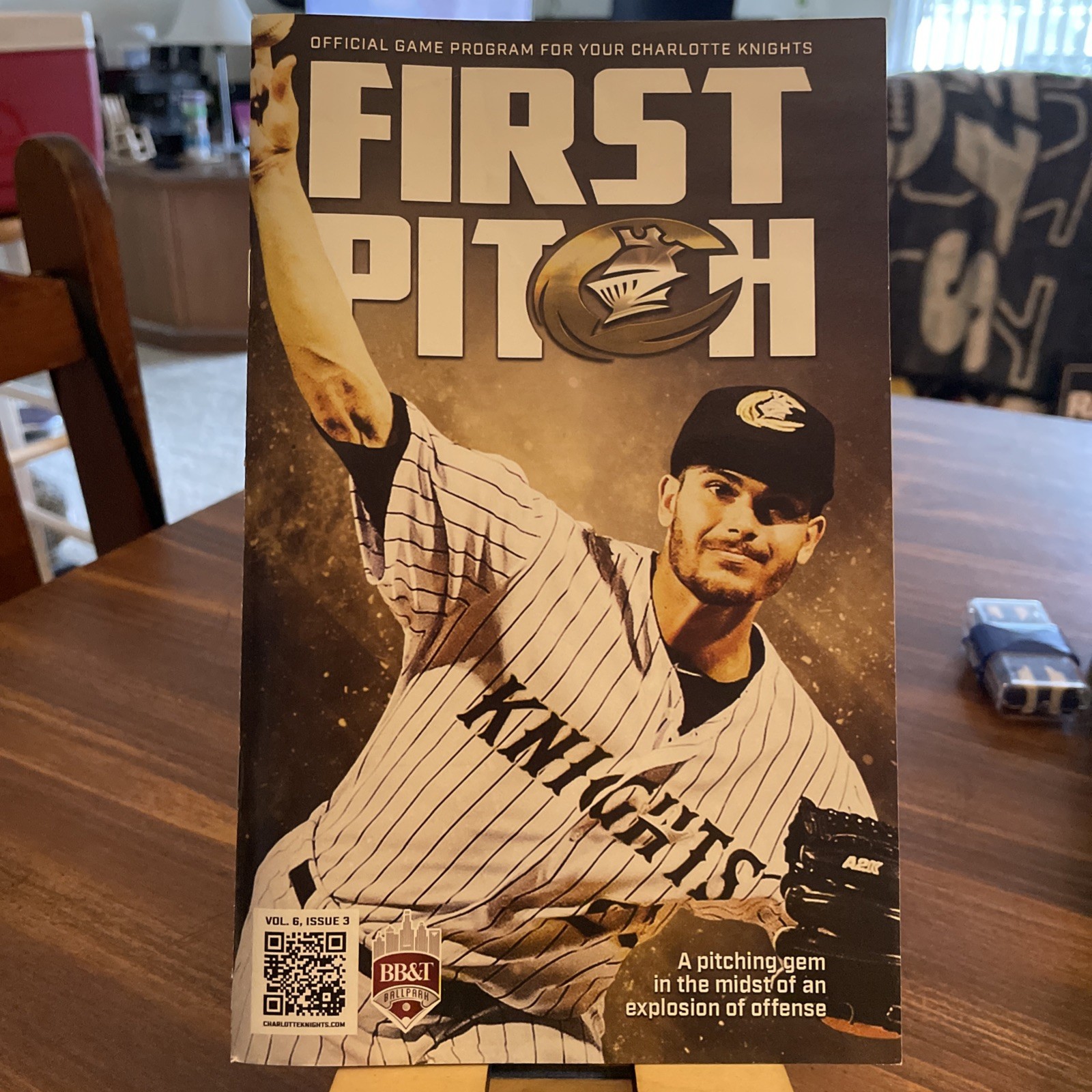 Charlotte Knights First Pitch Magazine Dylan Cease On Cover ￼